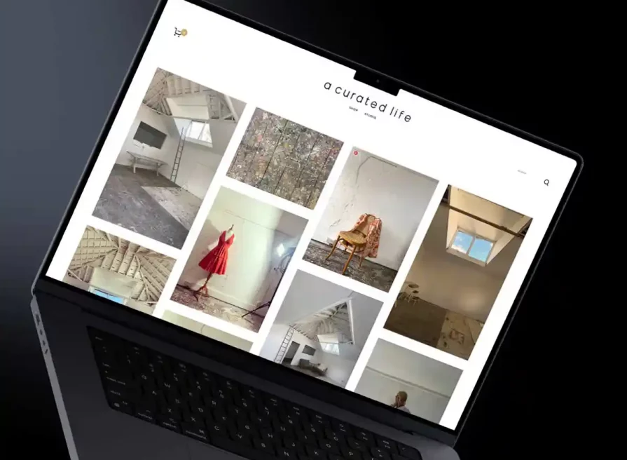 A Curated Life | Brighton fashion ecommerce web design