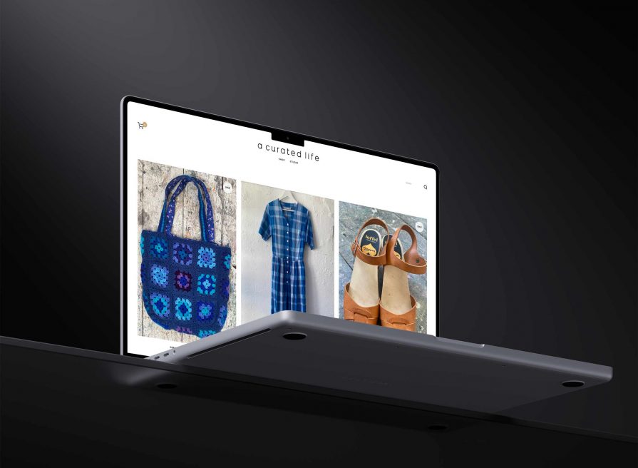A Curated Life | Brighton fashion ecommerce web design