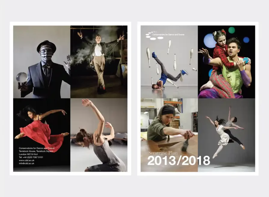 Conservatoire for Dance & Drama | Brochure design