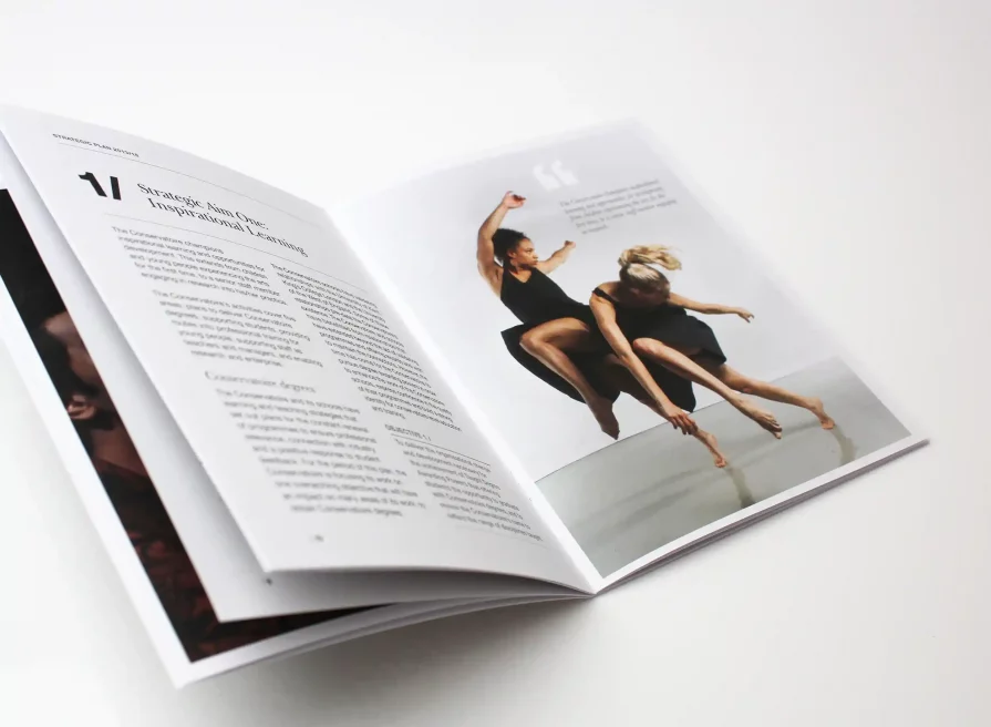 Conservatoire for Dance & Drama | Brochure design
