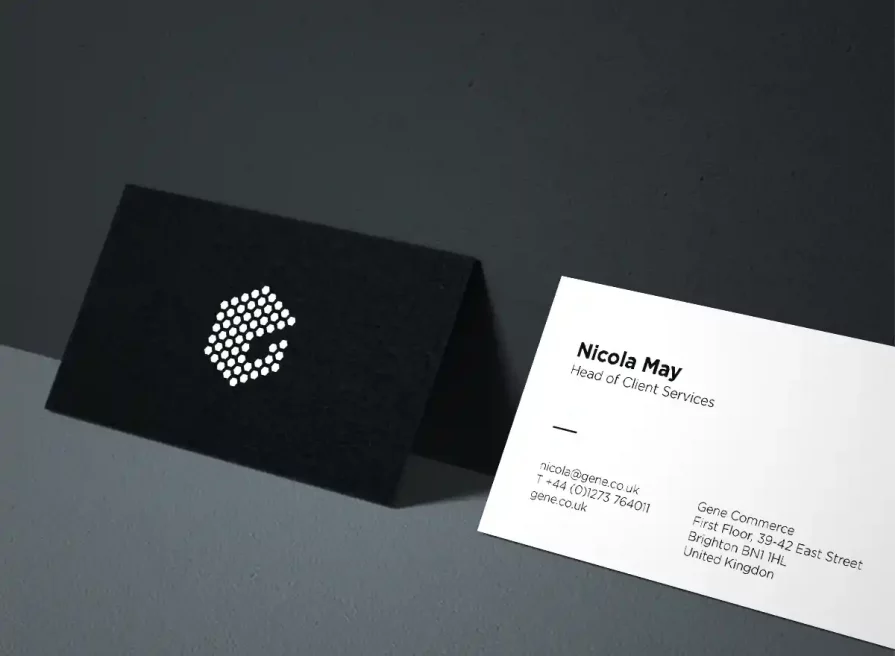 Gene Commerce | Brighton ecommerce agency branding and web design