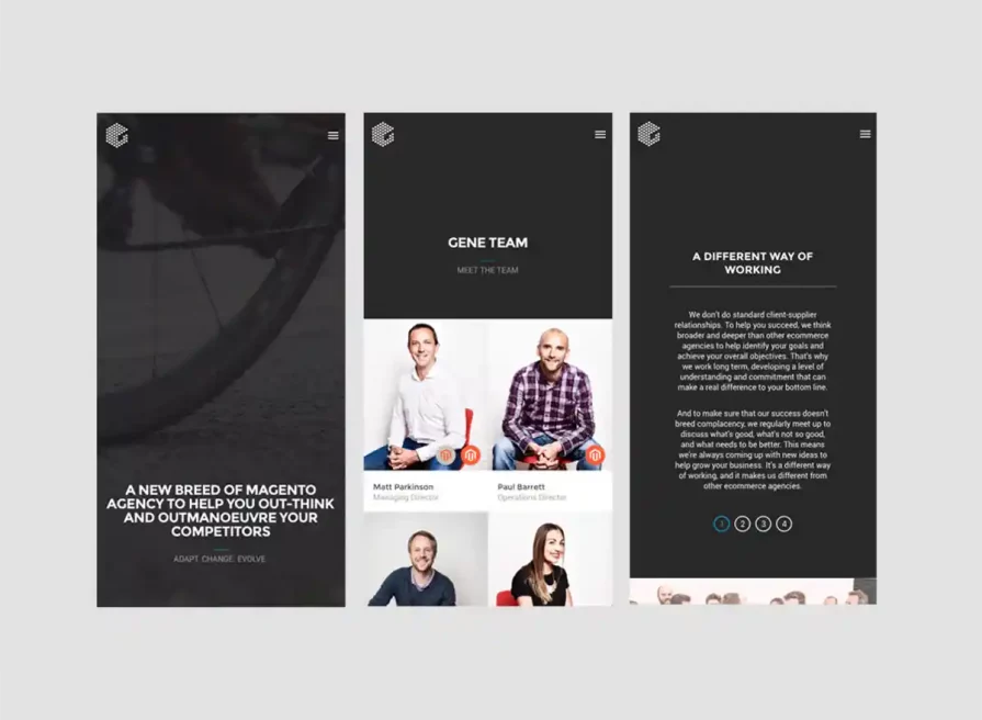 Gene Commerce | Brighton ecommerce agency branding and web design