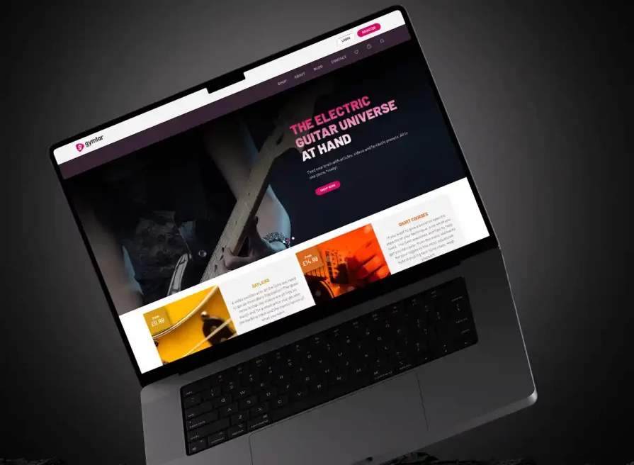Gymtar | E-learning web design and branding