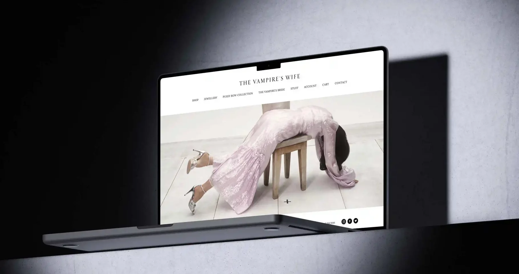 The Vampire's Wife | Fashion house ecommerce web design
