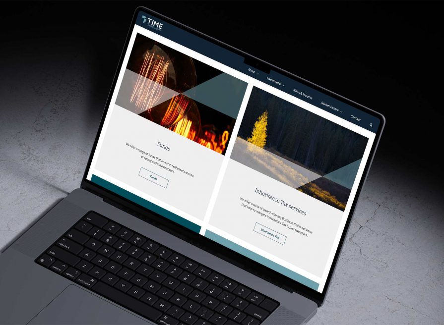 Time Investments | Company branding and web design